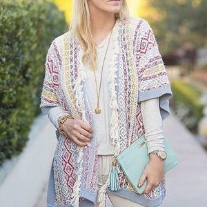 Cabi "Love Carol" Collection Siesta Poncho NWT